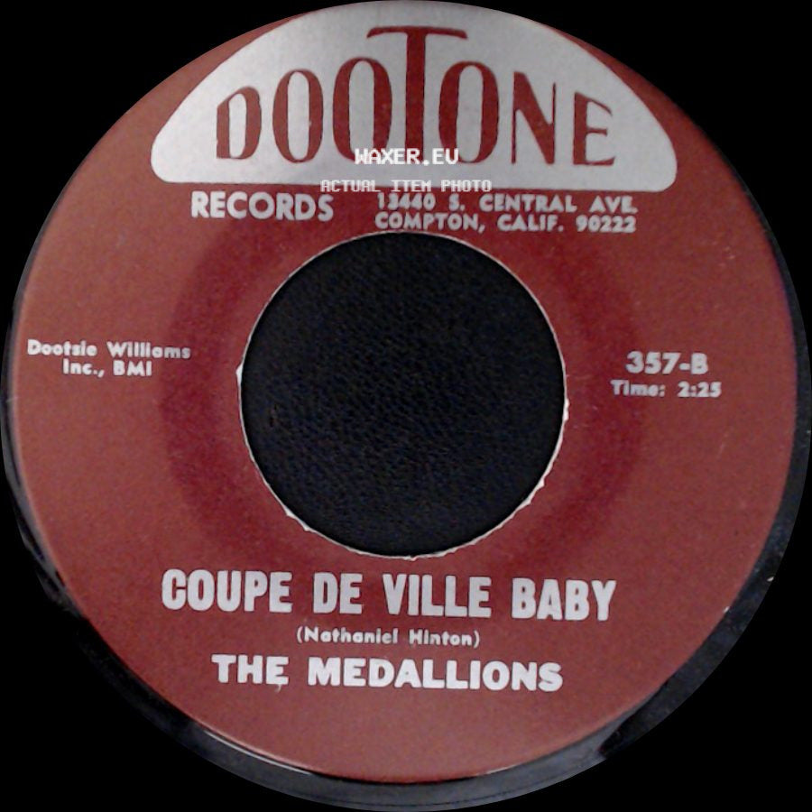 The Medallions - The Telegram / Coupe De Ville Baby side B