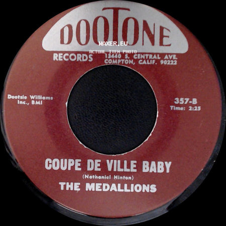The Medallions - The Telegram / Coupe De Ville Baby side B