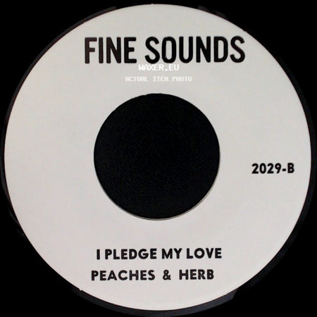 The Crystals / Peaches & Herb - There's No Other Like My Baby / I Pledge My Love side B