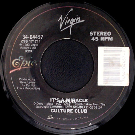 Culture Club - It's A Miracle / Love Twist side A