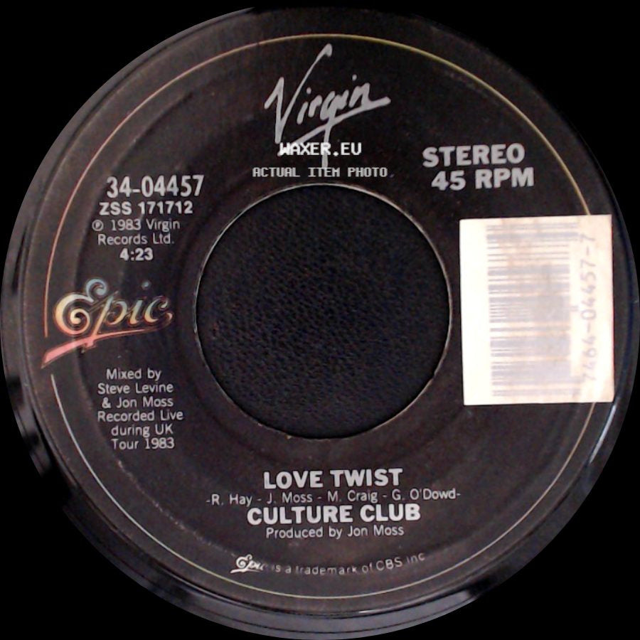 Culture Club - It's A Miracle / Love Twist side B
