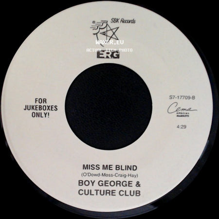 Boy George / Boy George & Culture Club - Everything I Own / Miss Me Blind side B