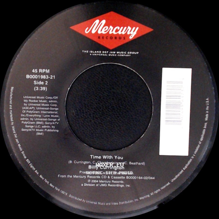 Billy Currington - I Got A Feelin' / Time With You side B