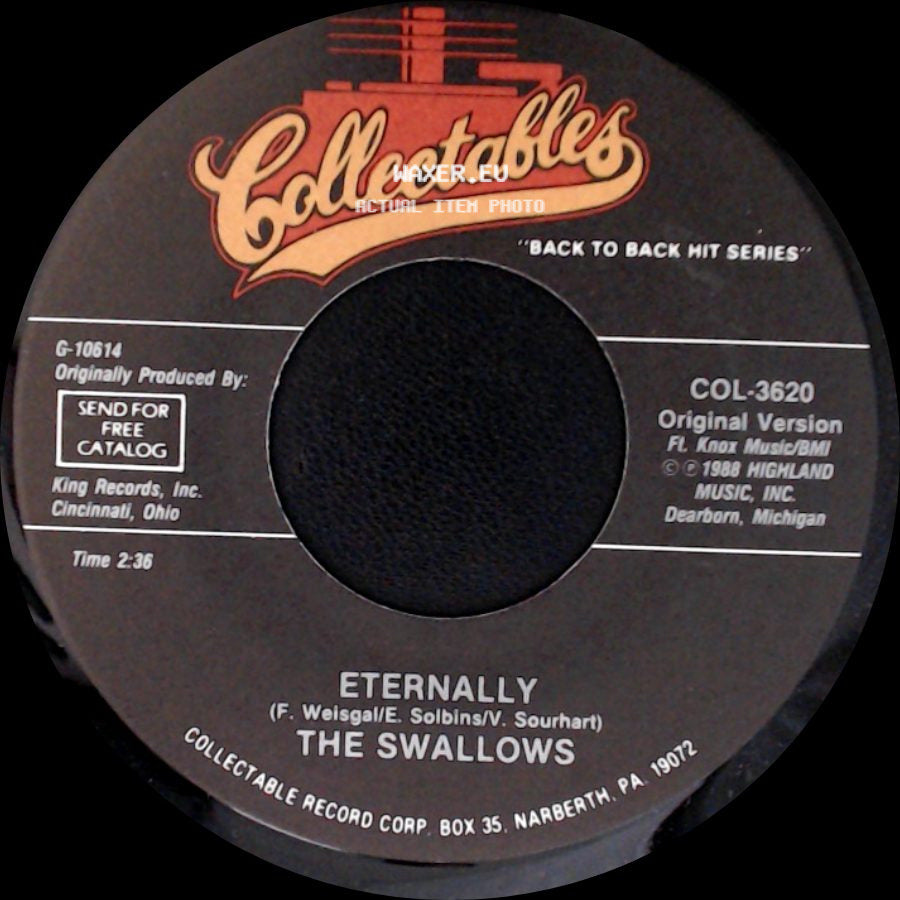 The Swallows - It Ain't The Meat (It's The Motion) / Eternally side B