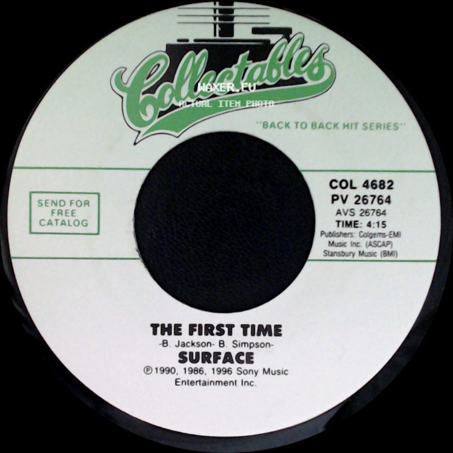 Surface - Happy / The First Time side B