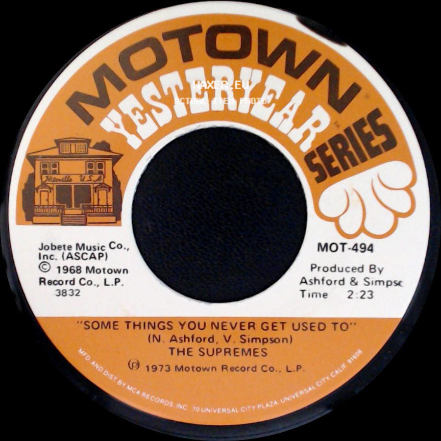 The Supremes - Some Things You Never Get Used To / Love Child side A