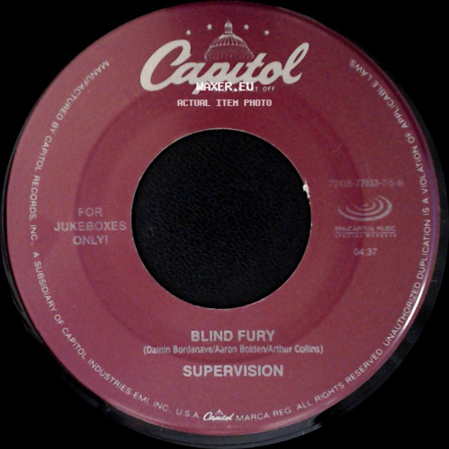 Supervision - Blind Fury / Superstar side A