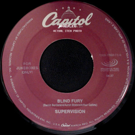 Supervision - Blind Fury / Superstar side A
