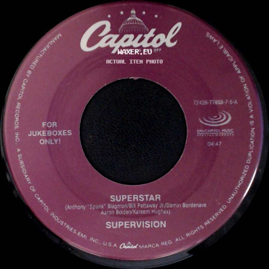 Supervision - Blind Fury / Superstar side B