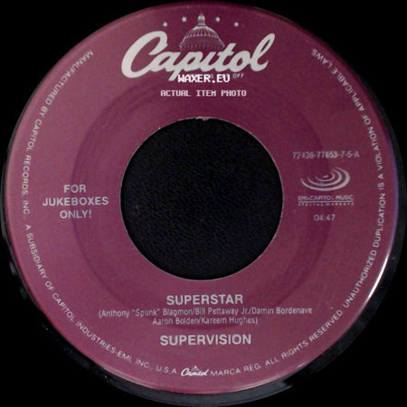 Supervision - Blind Fury / Superstar side B
