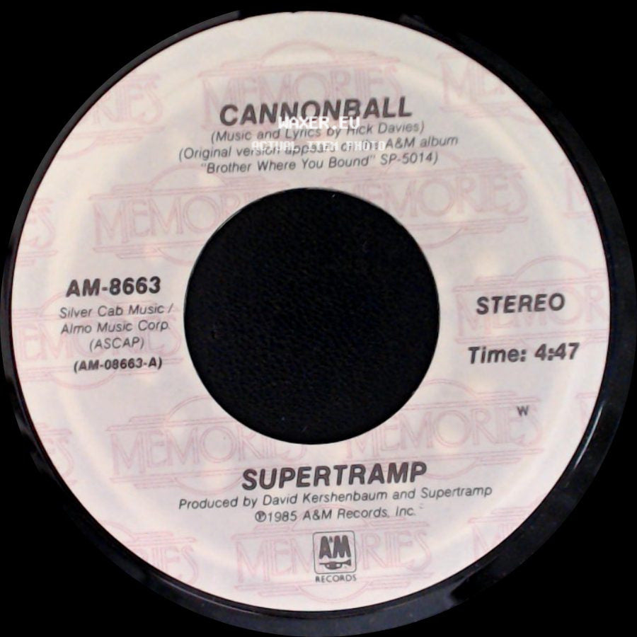 Supertramp - Better Days / Cannonball side B