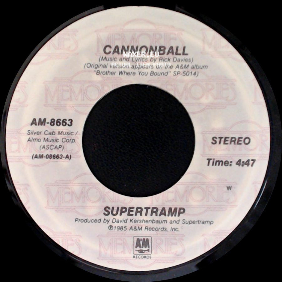 Supertramp - Cannonball / Better Days side A