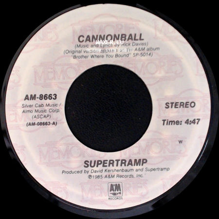 Supertramp - Better Days / Cannonball side B