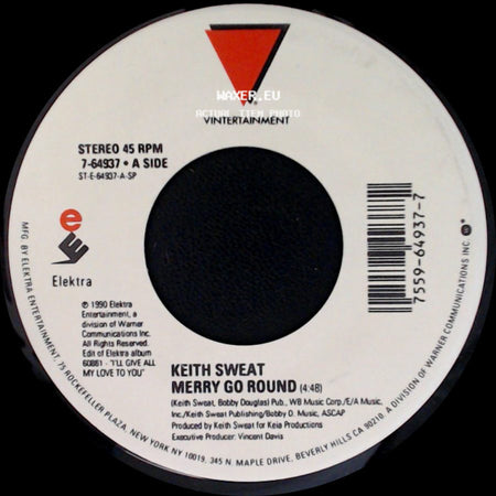 Keith Sweat - Merry Go Round / Make You Sweat side A