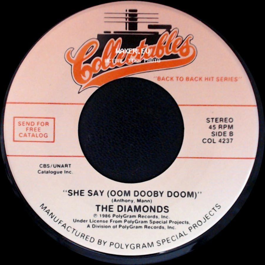 Clyde Mcphatter / The Diamonds - Lover Please / She Say (Oom Dooby Doom) side B