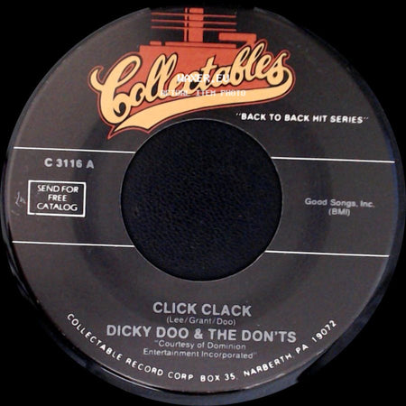 Dicky Doo & The Don'ts - Nee Nee Na Na Nu Nu / Click Clack side B