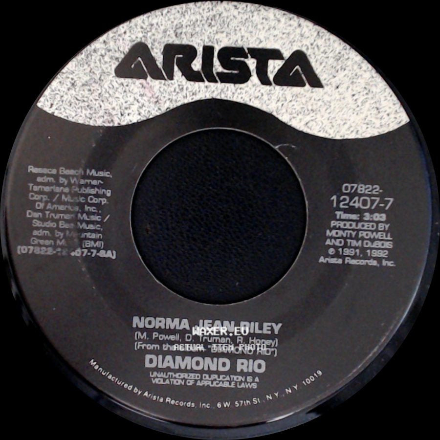 Norma Jean Riley / Diamond Rio - Diamond Rio / Pick Me Up side A