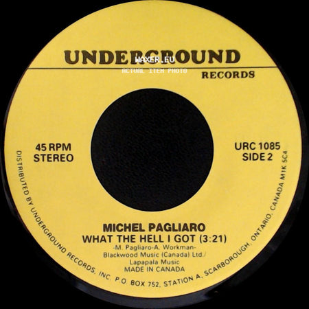 Cymarron / Michel Pagliaro - Rings / What The Hell I Got side B