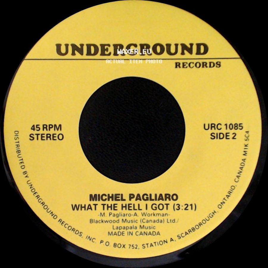 Cymarron / Michel Pagliaro - Rings / What The Hell I Got side B