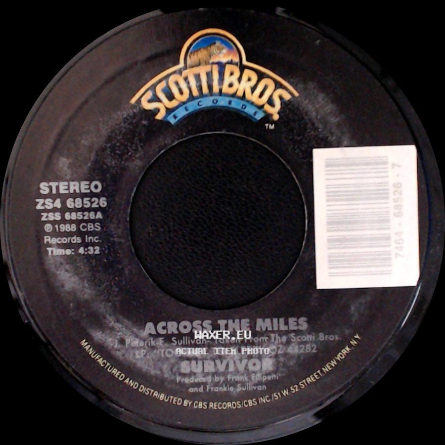 Survivor - Burning Bridges / Across The Miles side B