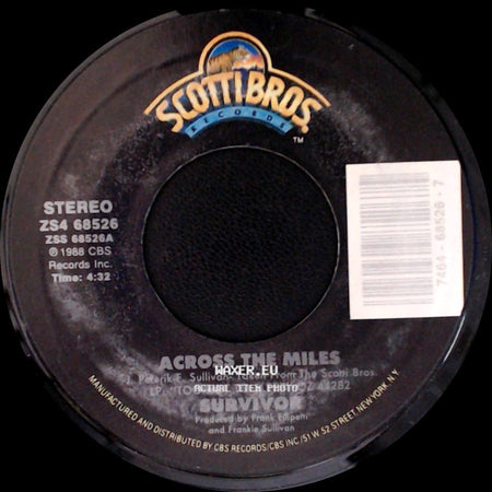 Survivor - Burning Bridges / Across The Miles side B