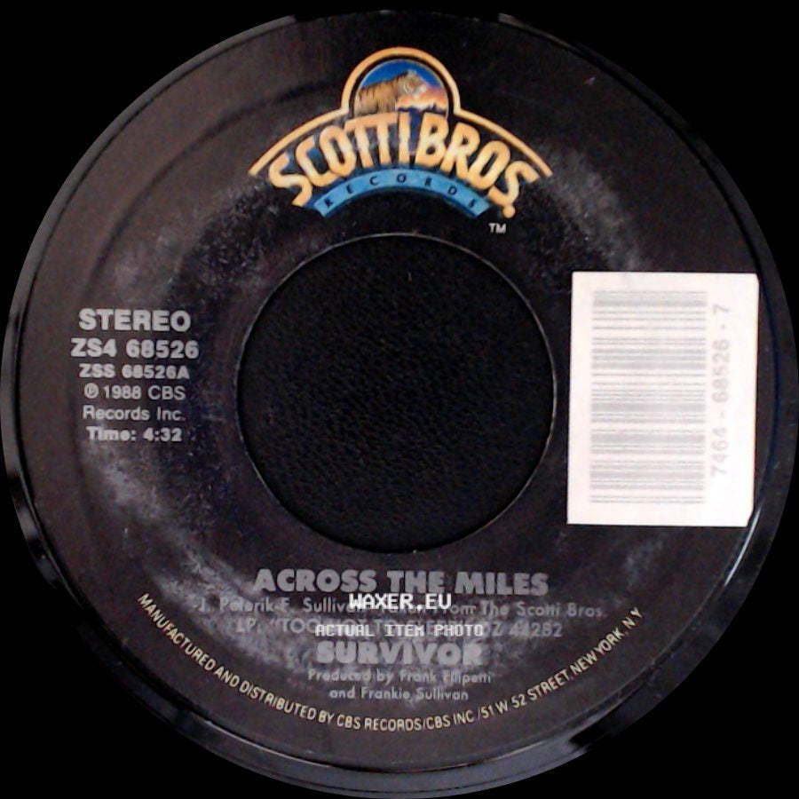 Survivor - Burning Bridges / Across The Miles side B