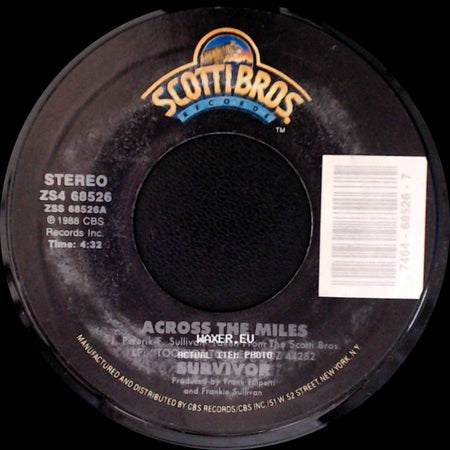 Survivor - Burning Bridges / Across The Miles side B