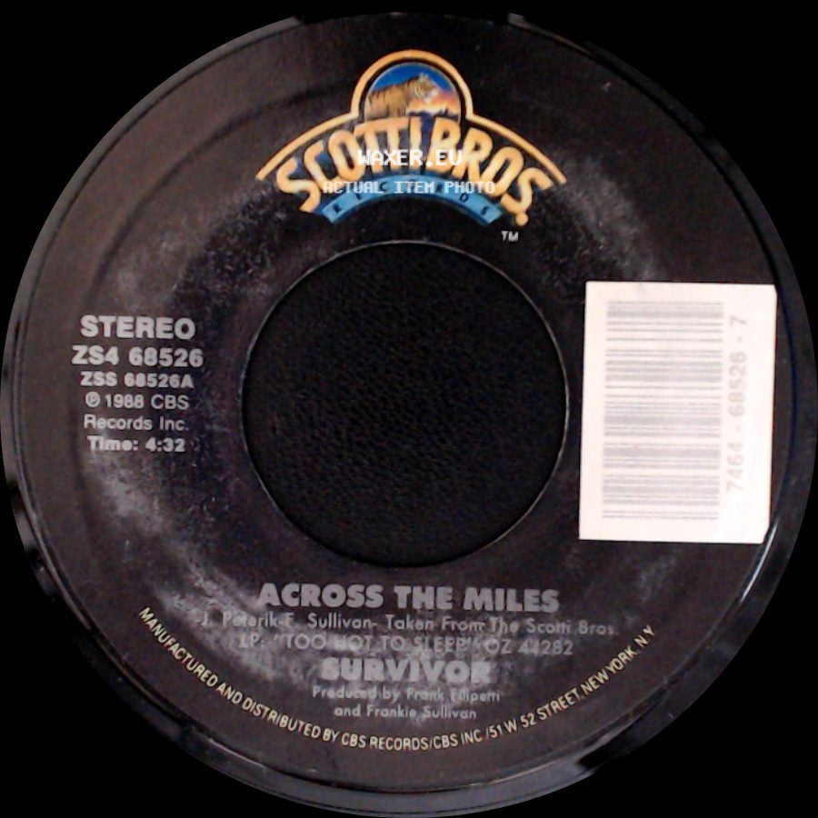 Survivor - Across The Miles / Burning Bridges side A