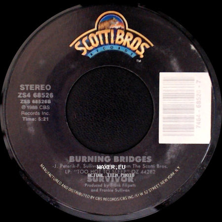 Survivor - Burning Bridges / Across The Miles side A