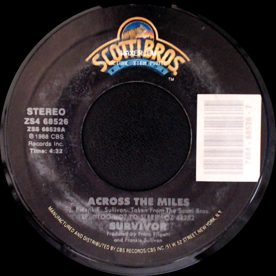 Survivor - Across The Miles / Burning Bridges side A