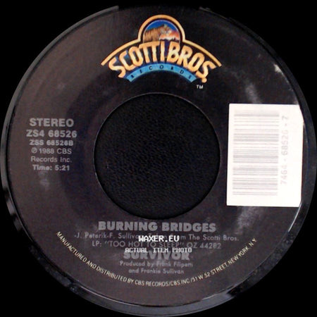 Survivor - Across The Miles / Burning Bridges side B