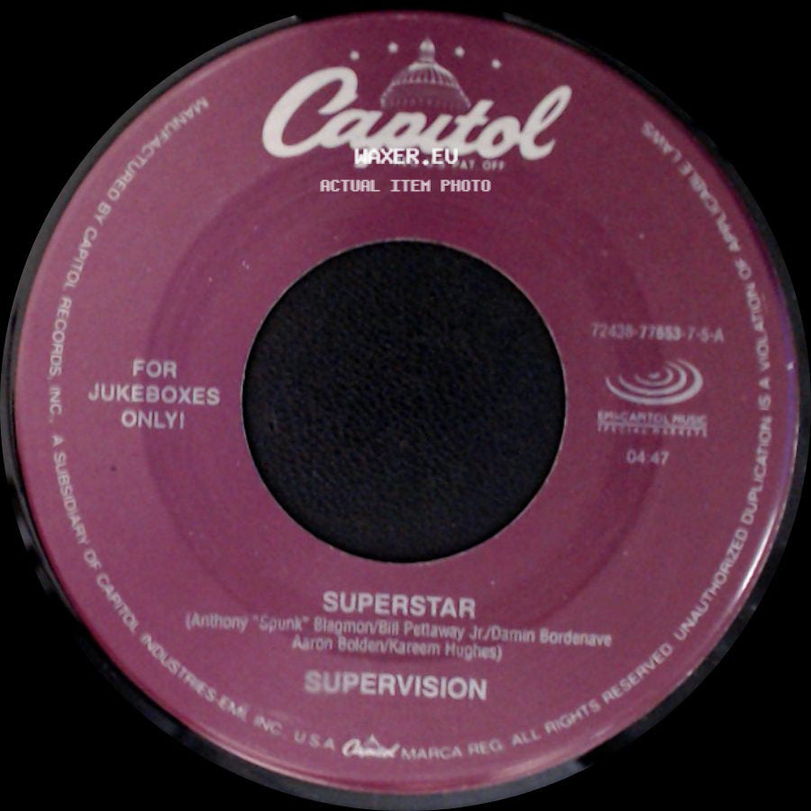 Supervision - Superstar / Blind Fury side A