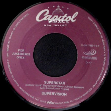 Supervision - Superstar / Blind Fury side A