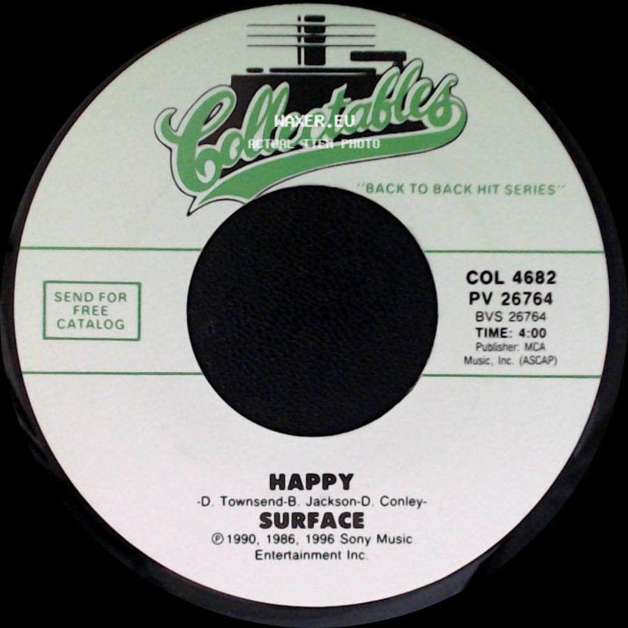 Surface - Happy / The First Time side A