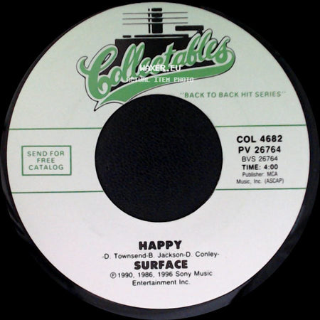 Surface - The First Time / Happy side B