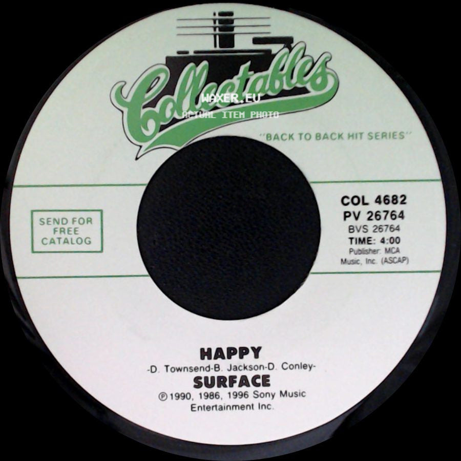 Surface - The First Time / Happy side B