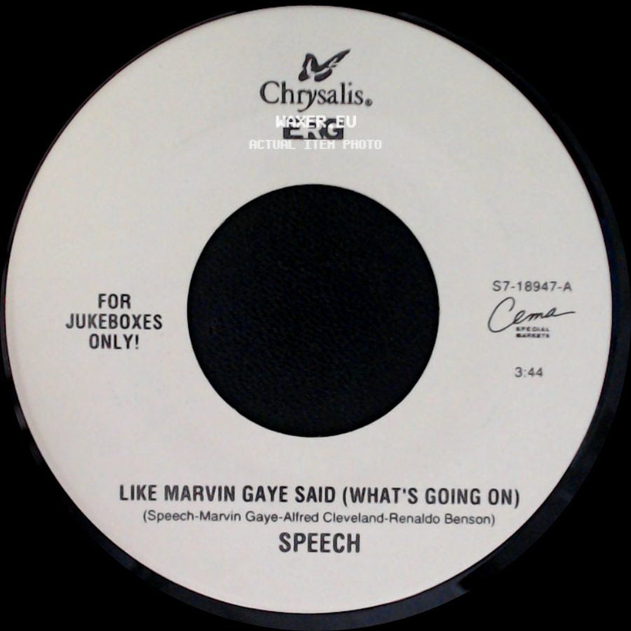 Speech - Like Marvin Gaye Said (What's Going On) / Impregnated Tidbits Of Dope Hits side A