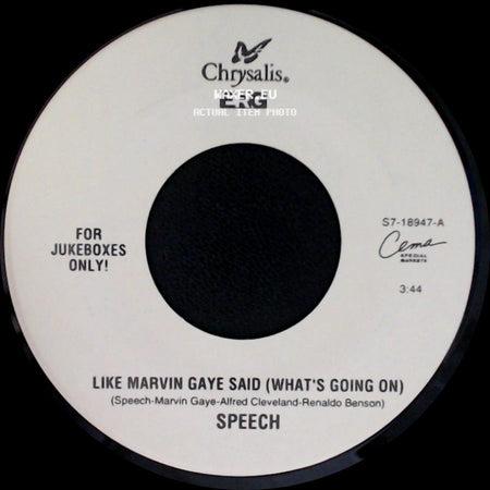 Speech - Like Marvin Gaye Said (What's Going On) / Impregnated Tidbits Of Dope Hits side A