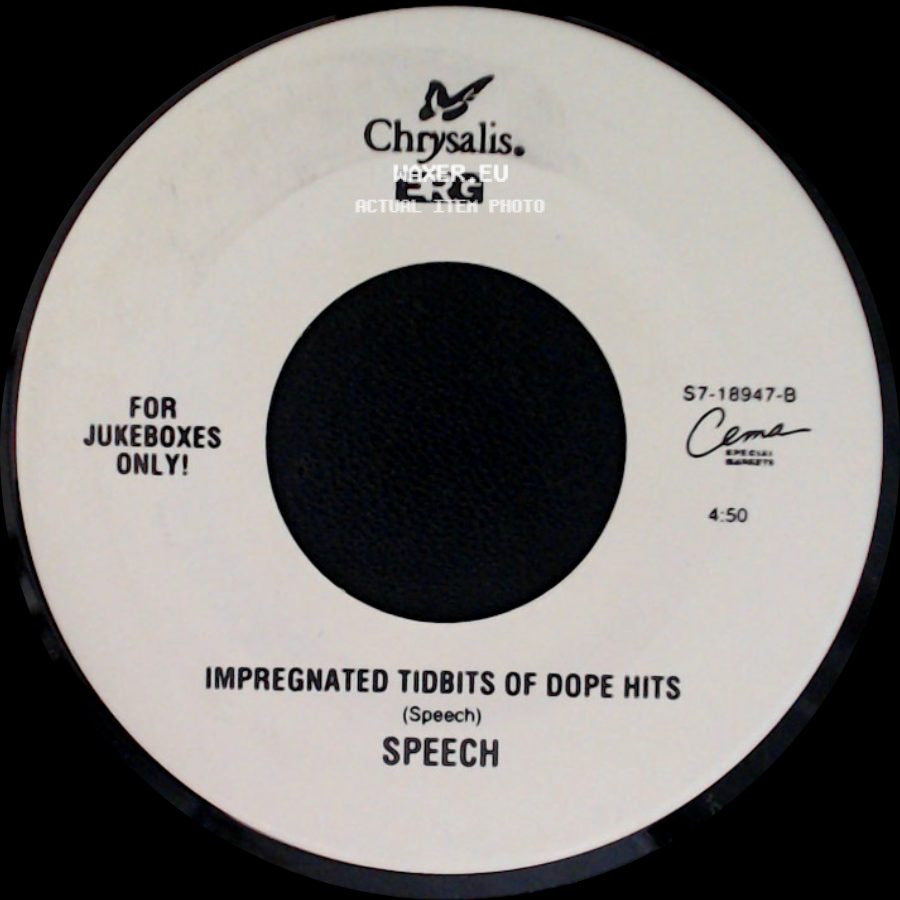 Speech - Like Marvin Gaye Said (What's Going On) / Impregnated Tidbits Of Dope Hits side B