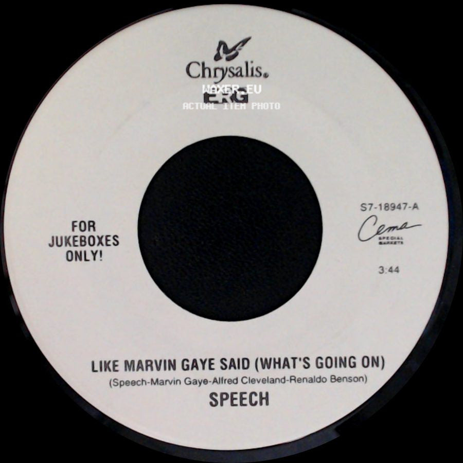 Speech - Like Marvin Gaye Said (What's Going On) / Impregnated Tidbits Of Dope Hits side A