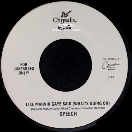 Speech - Like Marvin Gaye Said (What's Going On) / Impregnated Tidbits Of Dope Hits side A