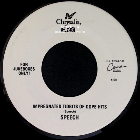 Speech - Like Marvin Gaye Said (What's Going On) / Impregnated Tidbits Of Dope Hits side B
