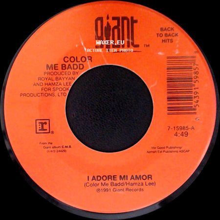 Color Me Badd - I Adore Mi Amor / All 4 Love side A