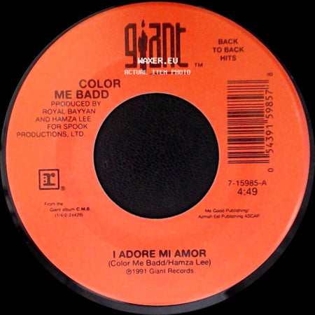 Color Me Badd - All 4 Love / I Adore Mi Amor side B