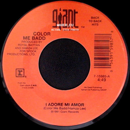 Color Me Badd - I Adore Mi Amor / All 4 Love side A
