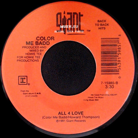 Color Me Badd - All 4 Love / I Adore Mi Amor side A