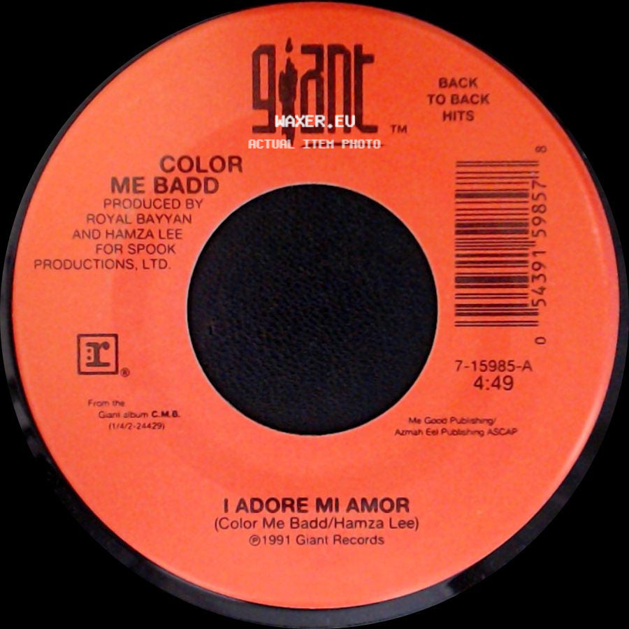 Color Me Badd - All 4 Love / I Adore Mi Amor side B