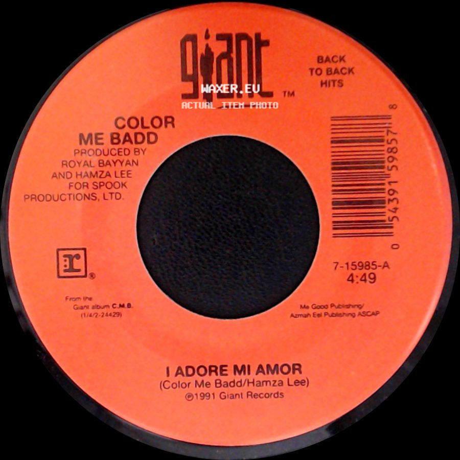 Color Me Badd - All 4 Love / I Adore Mi Amor side B
