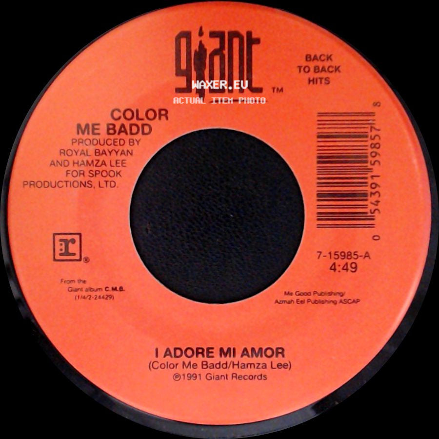 Color Me Badd - All 4 Love / I Adore Mi Amor side B