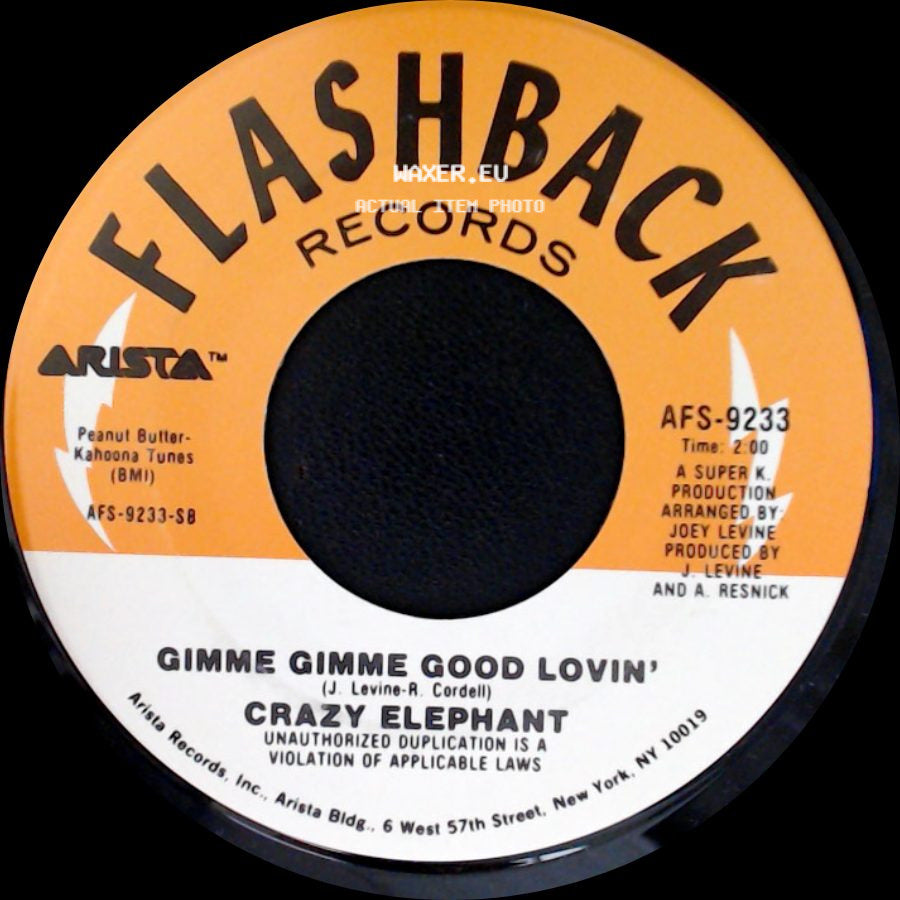 Crazy Elephant / Syndicate Of Sound - Gimme Gimme Good Lovin' / Little Girl side A